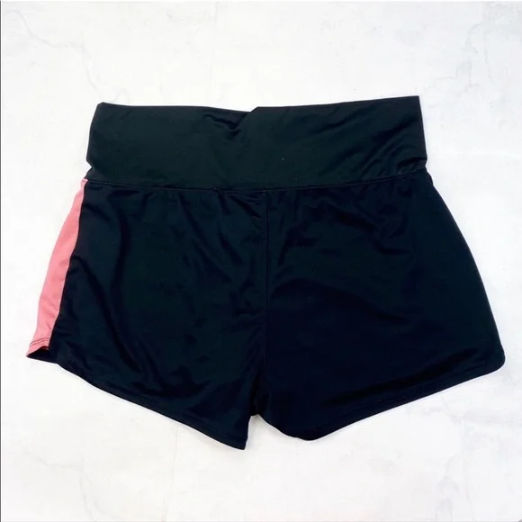 Nike High Rise Pink & black athletic shorts - Picture 2 of 4